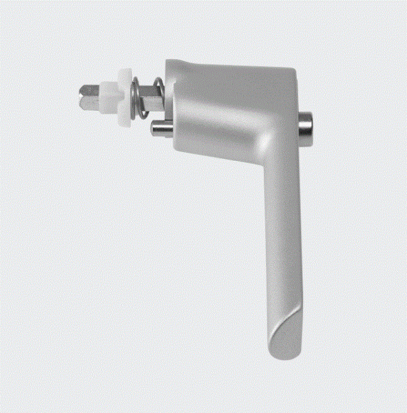 Schüco RC Fenstergriff Silber, 247289