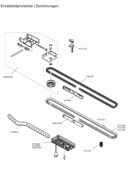 Marantec Zahnriemen SZ 13 für Antriebsschienen Typ 2 , 121282