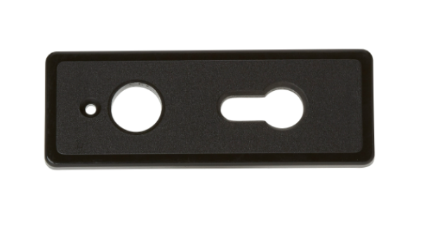 Hörmann Griffschild N80 / F80 / Schlupftür-Tor, schwarz, 1745000