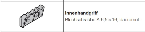 Hörmann Innenhandgriff, 3047367, für fast alle Baureihen
