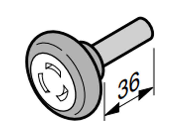 Hörmann Laufrolle mit 50 mm Achse für Baureihe 40, EcoStar, RenoMatic, 3040311, light