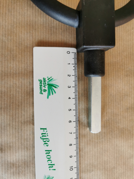 Normstahl Ringgriff schwarz Griff Nr. 49 für SWT Prominent / Variant, H700929