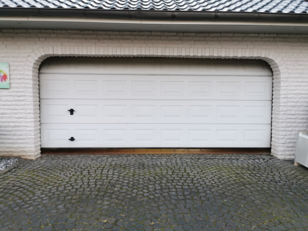 Hörmann Kassetten Holz Torlamellen LTH20, Baujahr 1986, Tormaße Breite: 5000 mm x Höhe 2150 mm