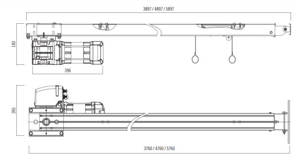 Marantec-MFZOvitor STAI1-10-30 AWG Automatic, Deckenschlepper für federausgeglichene Tore