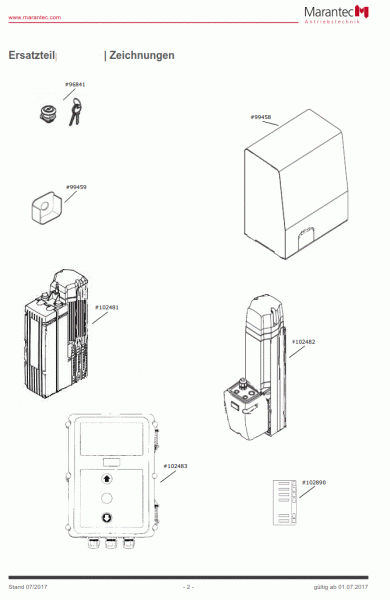 Marantec-EPL Dynamic-735-740-DE Ersatzteilliste PDF