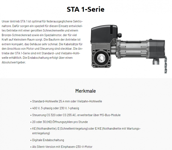 Marantec Getriebemotoren STA 1-14-19 E/KE, 400V/3PH, 121316
