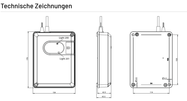 Marantec Light 200 LED-Beleuchtungssystem für Garagen, 177519