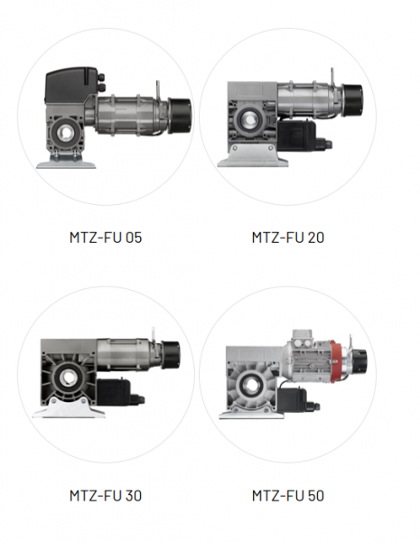 Marantec, MFZ, Schnelllauftorantriebe für Frequenzumrichterbetrieb, MTZ-FU05-10-45KU