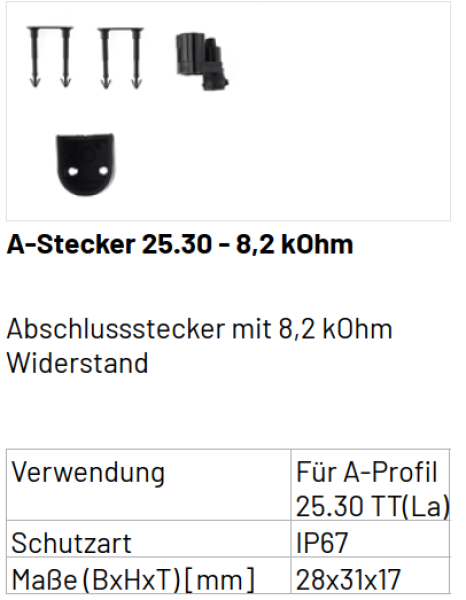 Marantec-Protect-Contact 25.30 Abschlussstecker 8K2, 149791