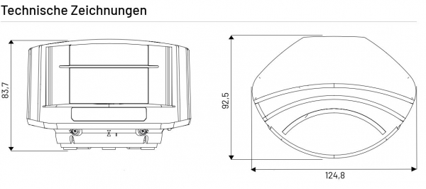 Marantec Laser-Bewegungsmelder LZR-H100 und Absicherungssensor für Parkschranken, 167043