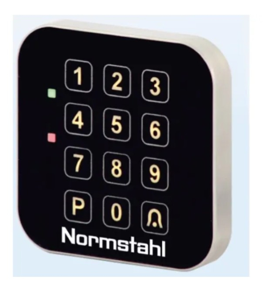 Normstahl Codetaster Glas Design 3 Bef., Kabel für Spark, 400923500000, mit Touchcode