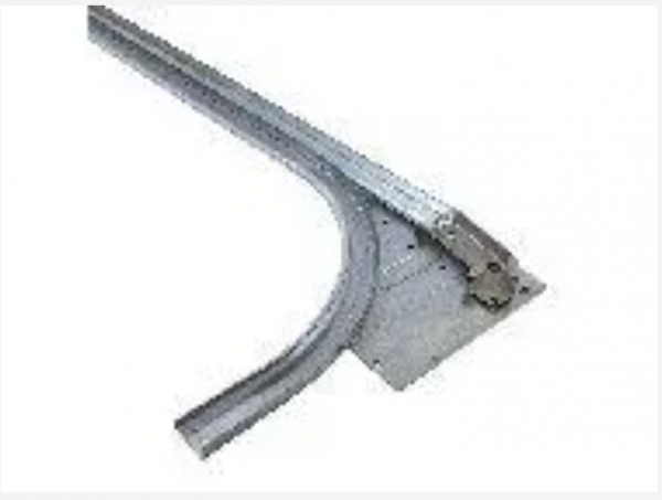 Normstahl Deckenlaufschienen (links + rechts), Torhöhe 2125 mm, verzink, RSCH20, für Deckensektionaltor Secur bis.06.2013