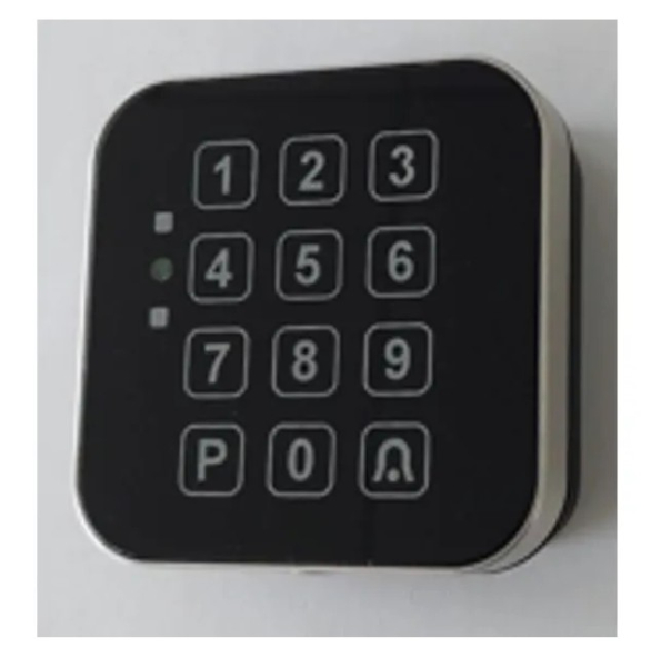 Normstahl Funkcodetaster Glas 868 MHz, 3Befehl, touch screen, 400903500000, mit Touchcode