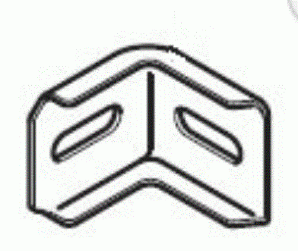 Normstahl Ersatzteil Mauerwinkel SST 97/Duo, für Seitensektionaltor SSD kleiner 07.1997, H330620