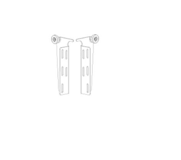 Normstahl Rollenbock oben Set, für Tore mit 32 mm Isolierung Links + Rechts, g30 08/2003 - 01/2007, g60, K082784