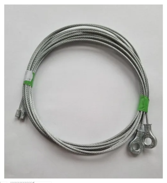 Normstahl Tragseile, K080480, für Torsionsfeder TOF (Paar) Länge: 3850 mm