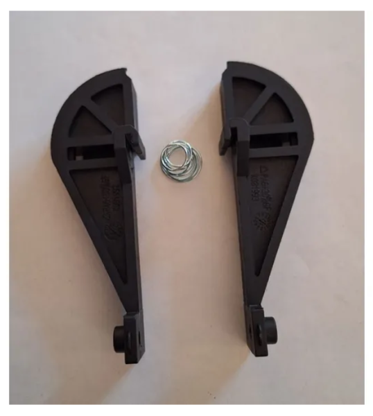 Normstahl Tragseilführung, K082247, paarweise für die Deckensektionaltore