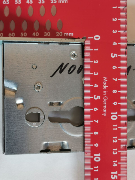 Normstahl Türschloß für Stahltüren, N001024-01-00
