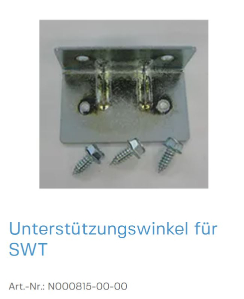 Normstahl Unterstützungswinkel für SWT, N000815-00-00
