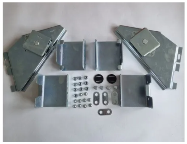 Normstahl Zubehör Set TEL Zugfeder Niedrigsturz ohne Seile für Deckensektionaltor, K082771