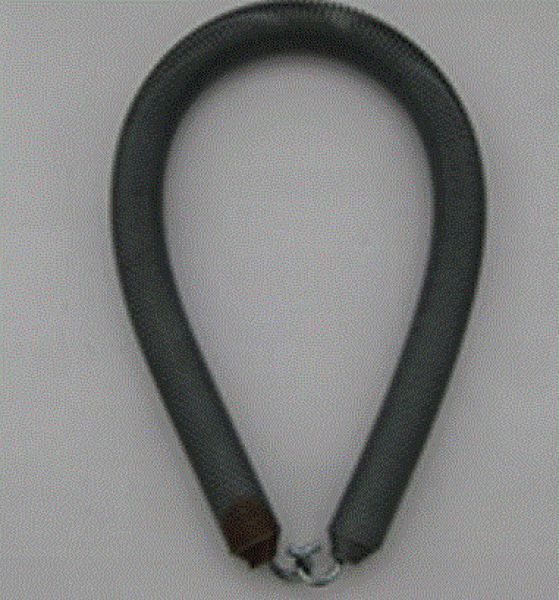 Normstahl Zugfeder für DUO-Tor mit Holzbelag Länge 650 mm Farbmarkierung rot grün, H330817