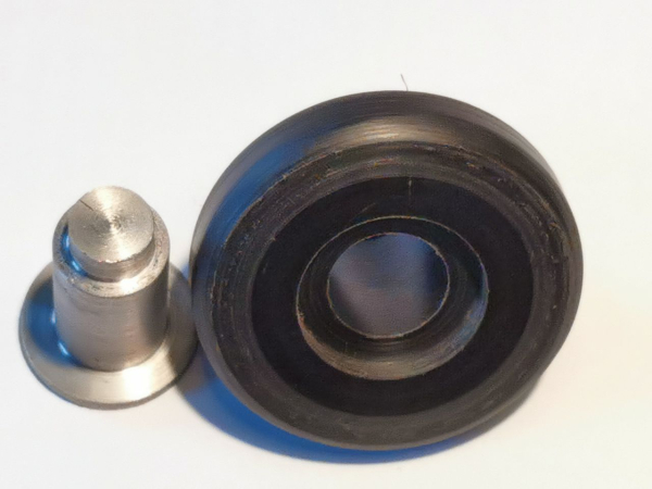 Reparatur Set, Laufrolle mit Stahlbolzen zu einnieten für N000274-01