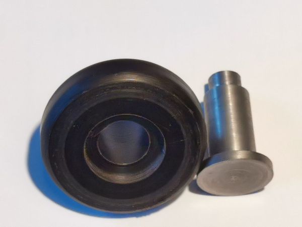 Reparatur Set, Laufrolle mit Stahlbolzen zu einnieten für N000274-01