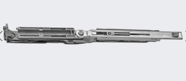 Schüco Drehkipp-Schere 160 kg DIN links verwendbar für AWS  AvanTec Länge ca. 400 mmm , 275313