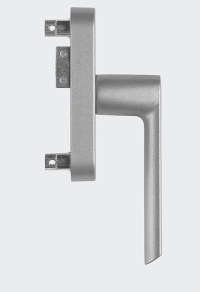 Schüco Fenstergriff (Getriebegriff), nicht abschließbar, Silber Look, Schiebeelemente, 269587