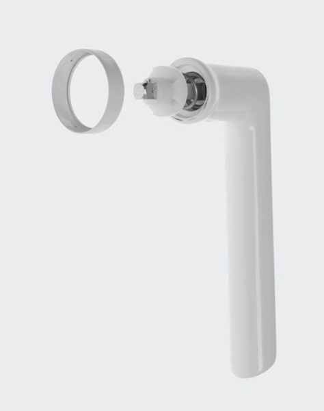 Schüco Fenstergriff Standard 23 RAL 9016 Verkehrsweiß, 247004