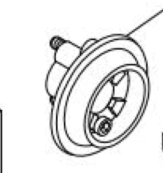 Schüco Griffrosette, für Steckgriff, 98050244, cremeweiß, Riegelstangenbeschlag