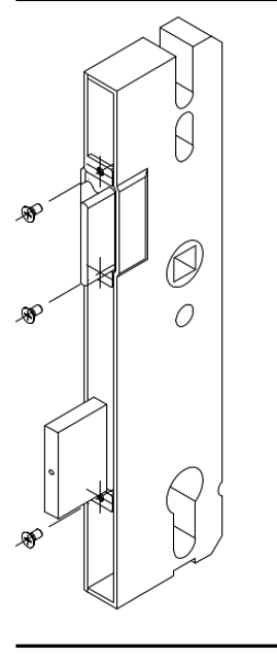 Schüco Hauptschlosskasten Schwenkriegel-Bolzenschloss, 241464 für Mehrfachverriegelung, 241215