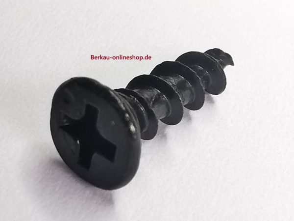 Schüco Montageschraube 4.2 x 16 mm schwarz für die Stulpschnäpper LivIng, 20585600