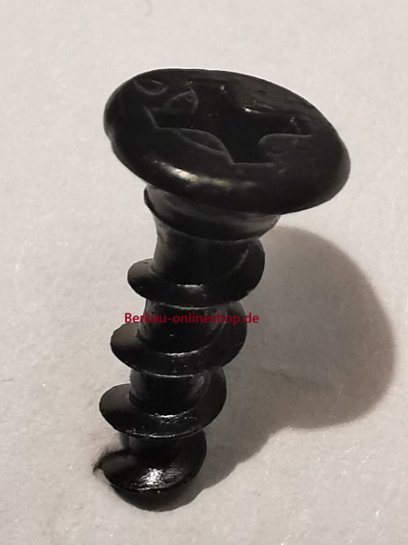 Schüco Montageschraube 4.2 x 16 mm schwarz für die Stulpschnäpper LivIng, 20585600