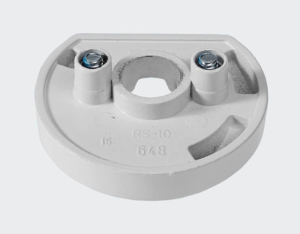 Schüco RC Befestigungsrosette, RAL9010 (Reinweiß), Links, 247665