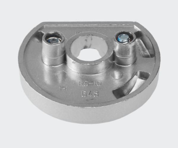 Schüco RC Befestigungsrosette, Silber, Links, 247661