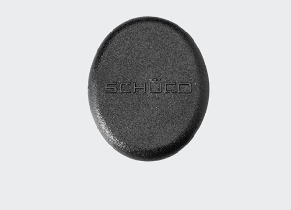 schüco Türband-Kappenset untere  Kappe (2-teilige Bänder), 239080