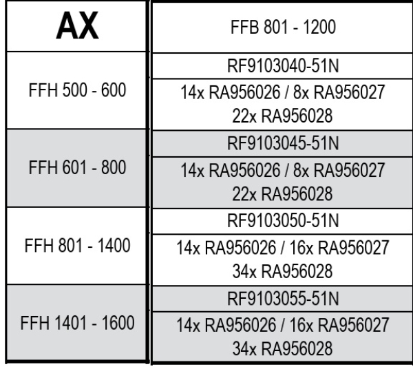 Jansen rp fineline 70W, Kipp Beschlag verdeckt liegend Artikel Nr. RF9103040-51N, 30058707