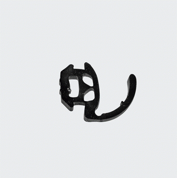 Schüco Anschlagsdichtung, 224683, 255683, Schwarz, für Türen (im Flügel und Blendrahmen), Royal S, ADS