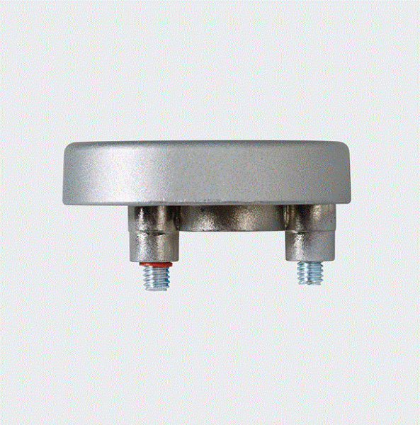 Schüco Befestigungsrosette abschließbar 23 RC Edelstahl, 247135