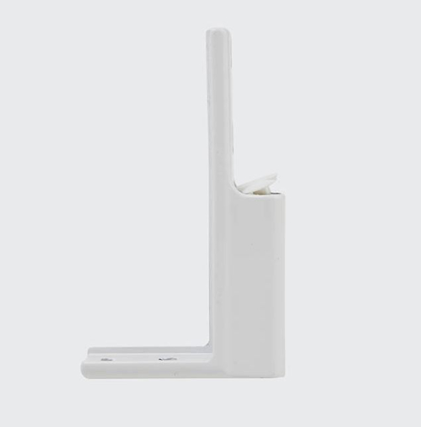 Schüco Ecklager Weiß links - Schüco Riegelstangenbeschlag / Fensterprofilsystem Schnicks, 25184500