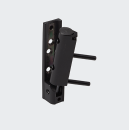 Schüco Ecklager, 25473900, aufliegend, schwarz, rechts