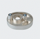 Schüco Befestigungsrosette abschließbar 23 RC Edelstahl, 247135