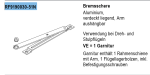Jansen rp fineline 70W, Bremsschere Aluminium, verdeckt liegend, Arm aushängbar, Artikel Nummer RF9190030-51N