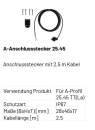 Marantec A-Anschlussstecker 25.45 Anschlussstecker mit 2,5 m Kabel, 186959