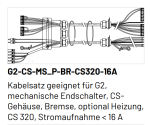 Marantec Kabelsatz, G2-CS-MS_P-BR-CS320-16A,1 Meter,146786
