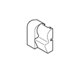 Normstahl Bodengriff links ES100 Deckensektionaltor ES100 , N000429-00L00