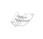 Normstahl Bodenhalter links, K081989, g30 ab Baujahr 08/2003 bis Baujahr 01-2007 g60