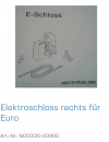 Normstahl Elektroschloss rechts für DST Euro, N003130-00R00