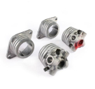 Normstahl Federköpfe (Set mit 4 Stk.), FF200,  für Deckensektionaltor Secura